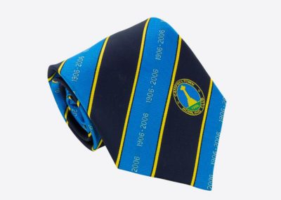 Bowling Club Tie Rolled Up Sample