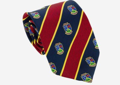 Bowling Club Tie Rolled Up Sample