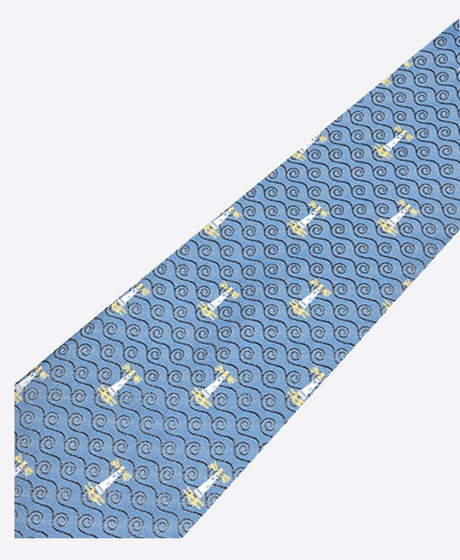 Sample of a Corporate Tie Laying Flat
