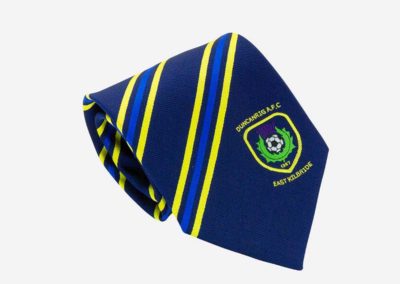 Example Of A Footbal Club Tie From A Previous Customer