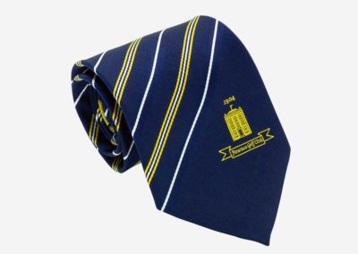 Sample Of A Golf Club Tie From A Previous Customer