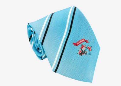 Sample Of A Rugby Club Tie From A Previous Customer