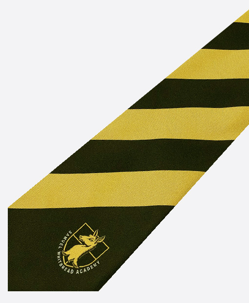 Sample of a School Tie laying Flat