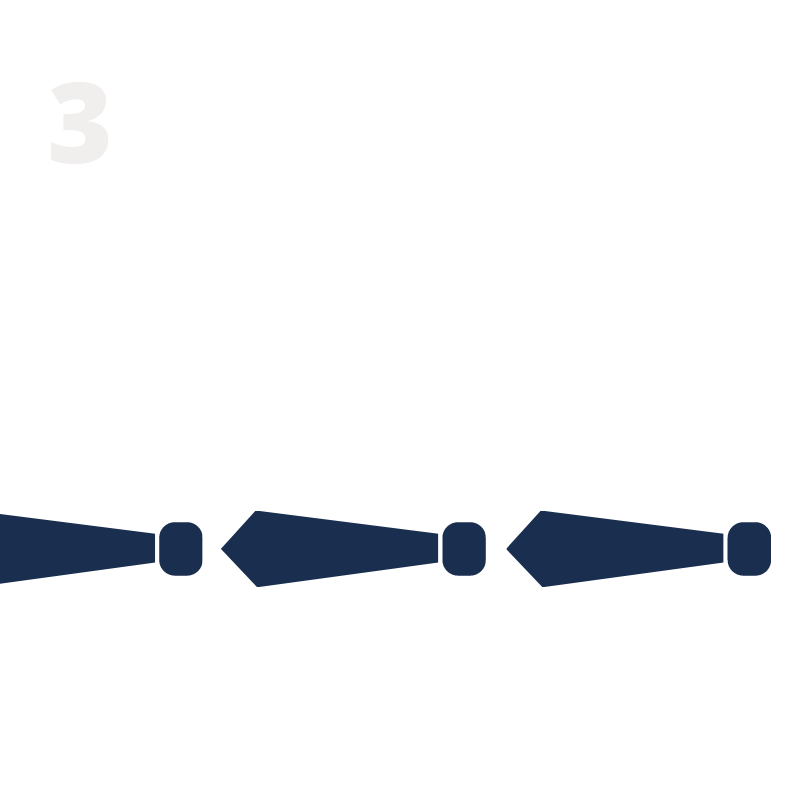 Step 3 icon representing the delivery of products